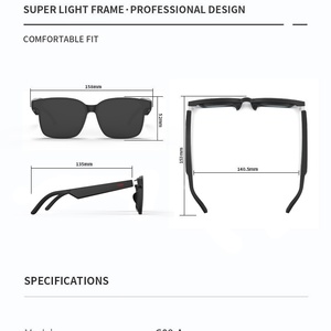 GONBES, la mejor oferta, Bluetooth gafas de sol, gafas inteligentes, lentes solares de nailon de gama alta, bloquean eficazmente los rayos ultravioleta, Material TR90 - Product Image 6