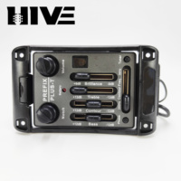 HIVE Système de préampli piezo 4 bandes EQ de haute qualité avec accordeur intégré et anti-retour pour guitare folk