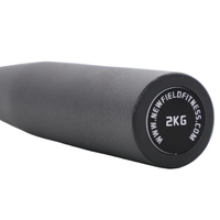 Home Gym Fitness Exercise Steel Club Revêtement en poudre mat avec base plate et pommeau arrondi ergonomique