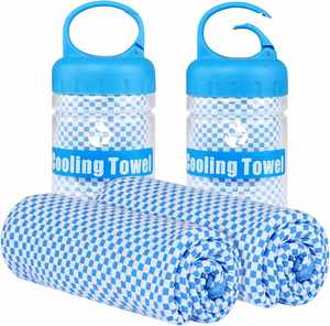 Toalla Deportiva de Microfibra Ultra Suave con Logotipo Personalizado, Enfriamiento Instantáneo, Transpirable, Absorbente de Sudor, Ideal para Gimnasio, Fitness y Running de Verano - Product Image 1