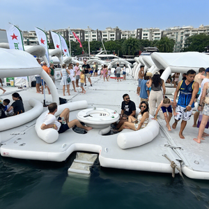 Plataforma Flotante Inflable Partybana Aqua Banas Classic con Sofá - Product Image 3
