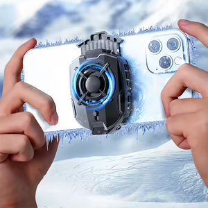 Hot bán chúng tôi di động điện thoại di động Cooler với ánh sáng màu xanh tản nhiệt cho chơi game chất bán dẫn người giữ điện thoại - Product Image 1