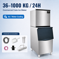 Machine à glaçons en cubes commerciale ICEMA 36 kg-1000 kg pour les entreprises, les hôtels, les restaurants et les bars