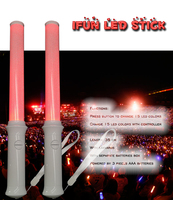 Événements sportifs, festivals locaux, cadeaux d'entreprise haut de gamme, logo personnalisé, DJ, fête dansante, concert, bâton lumineux écologique en plastique 3W 15