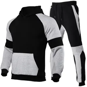 PASUXI осень-зима уличный плюс бархатный спортивный свитер спортивные брюки брендовая Печать Повседневная Толстовка с капюшоном мужской костюм
