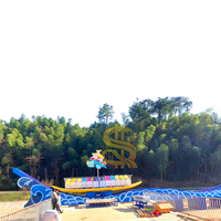 Manège aquatique rotatif pour enfants et familles, équipement d'attraction pour parc aquatique extérieur