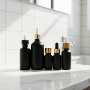 Botella de Vidrio Violeta con Protección UV, con Gotero y Tapa de Aluminio, Personalizable, Vacía, de 30ml, 50ml, 100ml, para Aceites Esenciales - Product Image 1