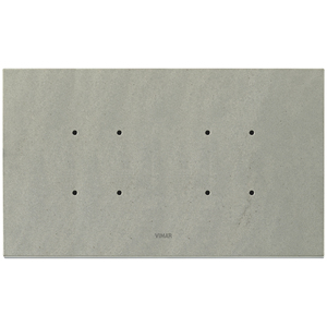 Vimar Grey Quartzite <b>Plate</b> 24.8 Cm Length <b>Wall</b> Switch Cover - Product Image 1