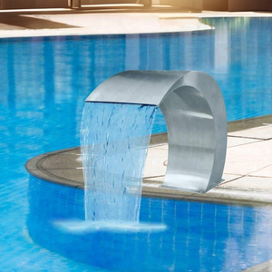 <span class=keywords><strong>Piscine</strong></span> Spa Massage Cascade Utilisé En Acier Inoxydable Arc Crochet Cascade Douche Déversoir Cascade - Product Image 5