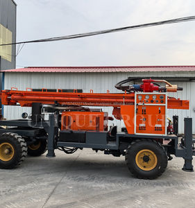 Plataforma de perforación de pozos de agua portátil JJEM, bomba de engranajes tipo rueda casera y componentes de núcleo de rodamiento, voltaje de 380V a la venta - Product Image 2