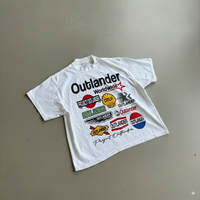 T-shirt Homme Streetwear 2025 Nouvelle Collection Personnalisé Impression DTG Col Rond Coupe Boxy Vintage Rapper 260 g/m² Grammage Lourd