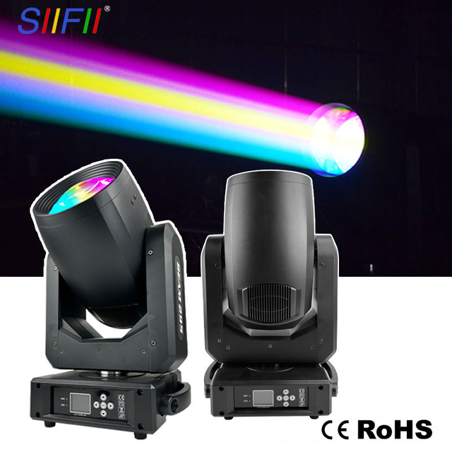 High Brightness 295W Mini LED RGBW Beam Moving Head Light IP33 Rated Promotional Sound Control Wedding Disco NightClub DJ Stage