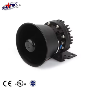 Jingwei ampliamente utilizado redondo barril-tipo coche motocicleta fuego coche sirena bocina altavoz - Product Image 5