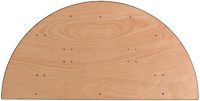 Table pliante en contreplaqué pour banquets, idéale pour la restauration commerciale, les mariages, la location, les projets hôteliers et les événements.