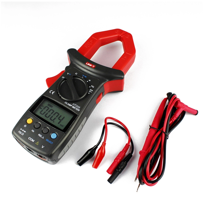sale promotion UNI-T UT205 Auto Range 1000A LCD Backlight Digital Clamp Multimeter Frequency Duty Cycle Test Multimeter