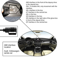 Interface musicale AMI MMI vers câble audio AUX 3.5mm pour Audi A5 Q5 Q7 S8 TT