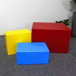 Nhà máy bền giá tốt nhất <span class=keywords><strong>PP</strong></span> Poly hộp carton có thể gập lại sóng nhựa vận chuyển trường hợp doanh thu di chuyển thùng - Product Image 3