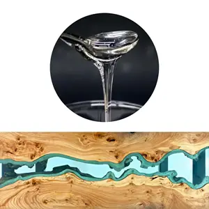 High Gloss Crystal Clear Epoxy Resin for Home Design Wood Tables Wholesale Epoxy Resin AB Glue