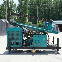 Machine de forage de puits d'eau 300m avec moteur diesel et mât télescopique pour forage de sondages – Vente directe usine en gros
