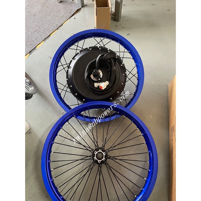 72V8000W Motorcycle Wheel Electric Bicycle Motor Brushless Hub Motor Ebike Conversion Kit
