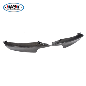 2 Piezas de Divisores de Parachoques Delanteros en Fibra de Carbono Negro Brillante, Lado Izquierdo y Derecho, Compatibles con F30 MT/MP, Marca BFB - Product Image 2