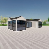 Conteneur modulaire isolé et mobile pour usage extérieur, personnalisé pour hôtels, entrepôts, bureaux, camps et habitations, disponible en 20, 30 et 40 pieds