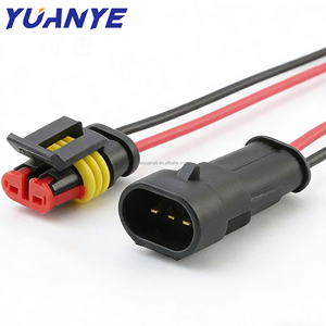 Conector Automotriz Impermeable HID de 2 Pines AMP 282104-1 282080-1 para Lámpara de Xenón, Arnés de Enchufe Eléctrico Sellado - Product Image 1