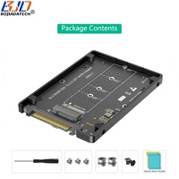 Tarjeta Adaptadora de Expansión con Interfaz U.2 SFF-8638 a NGFF M.2 Key M/B+M para SSD, Carcasa de Plástico para SSD NVME M2 2230 2242 2260 2280