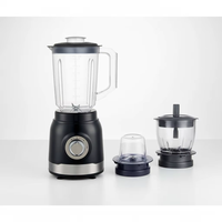 Nieuwe Design 1000W 1,5L Glazen Kan 3-in-1 4 Messen 3-Snelheden Roestvrijstalen Mes Multifunctionele Tafelblender voor Huishoudelijk Gebruik en Hotels