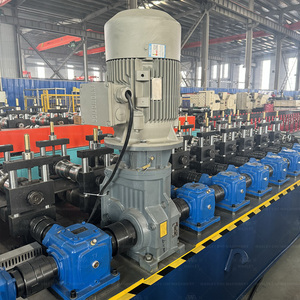 Qatar Standard Fire Smoke Damper Roll Forming Machine | HVAC Duct Silencer <b>Frame</b> Production Line - Product Image 4