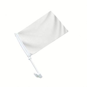 Custom 14x28in 4x6 <b>Mini</b> Double Sided Waterproof Digital <b>Printing</b> Polyester Pennant Outdoor Adjustable Car Window Flags Sports - Product Image 1