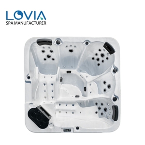 Bain à remous extérieur canadien de luxe le plus vendu, spas et bains à remous Balboa pour l'extérieur - Product Image 2