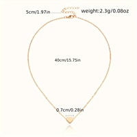 Collier pendentif diamant coeur minuscule pour femmes classique ethnique bohème tour de cou avec chaîne courte cadeau pour les femmes en gros disponible