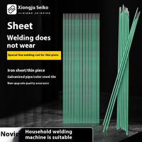 Nueva varilla de soldadura de cuero verde para piezas finas Soldadura de hierro de color de tubería de acero galvanizado fino especial