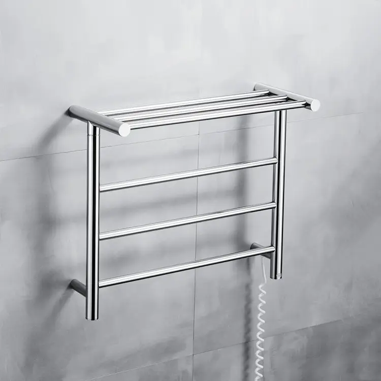 Wholesale Electric Clothes Drying Rack Towel Dryer Bathroom Towel Radiator Sale Fashion Mirror Steel Wall Stainless Style Club