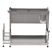 Unité d'organisation des aliments en métal sur mesure Étagères de rayonnage Étagères Étagères à 4 niveaux Étagères de rangement pour rangement Cuisine à domicile