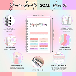 Carnet <span class=keywords><strong>de</strong></span> planification polyvalent - Papier <span class=keywords><strong>de</strong></span> planification quotidienne/hebdomadaire - Conception à spirale - Durable et portable pour une utilisation à plat - Carnet <span class=keywords><strong>de</strong></span> planification - Product Image 2