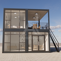 Bâtiment Préfabriqué Moderne de Luxe en Panneaux Sandwich d'Acier Prêts à l'emploi pour Appartements, Bureaux, Hôtels, Villas, Magasins, Écoles – Respirant et Robuste