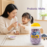 Probiotische Fruit Melts Natuurlijke Fruitpuree Die in de mond smelten Baby Snack