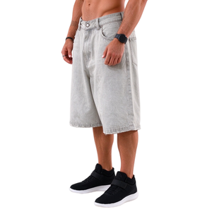 Pantalones Cargo de Mezclilla Tejida Transpirable y Ecológica, Estilo Urbano, Personalizados, Vintage, Desgastados, de Cintura Alta, Holgados, para Hombre, Verano - Product Image 2