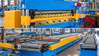 Machine de formage de tôles trapézoïdales, machine de formage à froid pour tuiles métalliques TR4 TR5 IBR