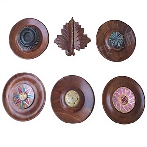 Wood Incense <b>Stick</b> Holder Plate Handcrafted Wooden Ash Catcher Tray for Incense <b>Sticks</b> Minimalist Aromatherapy - Product Image 1