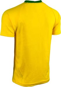 Maillot de football Brésil pour homme Icon Sports, tailles adultes, 100 % polyester, importé, manches courtes - Product Image 4