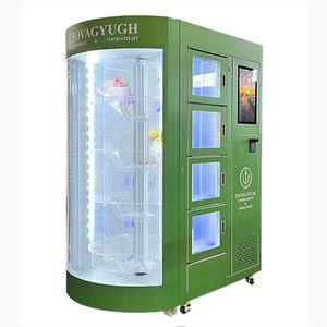 Cao cấp thương mại thông minh xoay Quà Tặng Máy bán hàng tự động với cửa sổ kính lớn từ xa hệ thống Android - Product Image 4