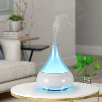 Diffuseur d'huiles essentielles d'aromathérapie avec 7 couleurs LED humidificateur d'arôme à ultrasons pour bureau à domicile chambre à coucher