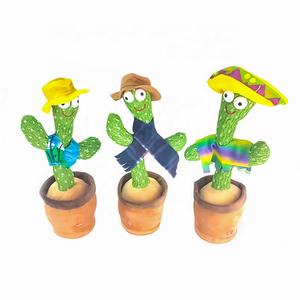 Juguete de flores de baile eléctrico suave <span class=keywords><strong>Cactus</strong></span> de baile cantando - Product Image 5