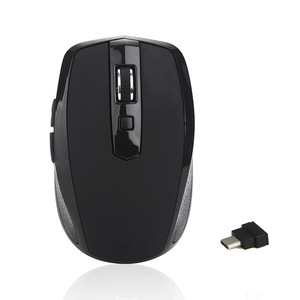 เมาส์ไร้สาย Type-C 2.4G ระยะ 15 เมตร ออกแบบตามหลักสรีรศาสตร์ คลิกเงียบ 6 ปุ่ม รองรับหลายอุปกรณ์ สำหรับแล็ปท็อป แท็บเล็ต โทรศัพท์ สำนักงาน - Product Image 1