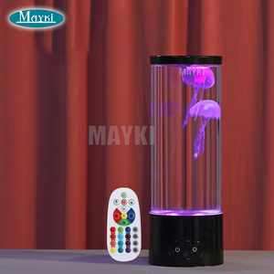 LED Fantasy <strong>Jelly</strong> <strong>Fish</strong> Night Light LED Table Desk Bedside <strong>Lamp</strong> Bedroom Ambiance Light LED Jellyfish <strong>Lamp</strong> - Product Image 6