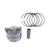 Piston universel GX100 de 56 mm de diamètre avec segments, axe et clips pour pièces de rechange de compacteur à percussion thermique 3HP