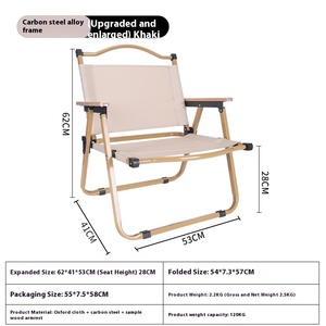 Silla Plegable Portátil Moderna, Apilable, Impermeable, de Acero Aleado Ultraligero, para Uso en Exteriores, Camping y Jardín, Asiento Cómodo - Product Image 5